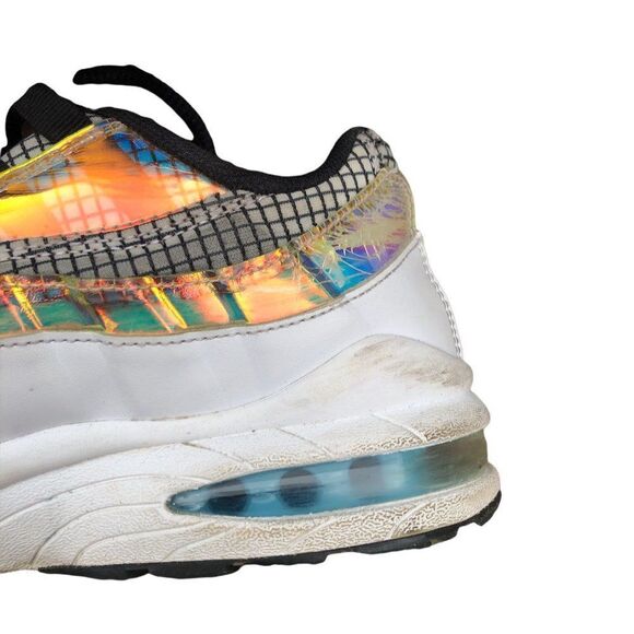 Rare 2018 Nike Air Max 95 LV8 White Blue Glaze Black Size 7 - Picture 10 of 16